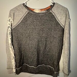 Altar'd State Charcoal Knit Top